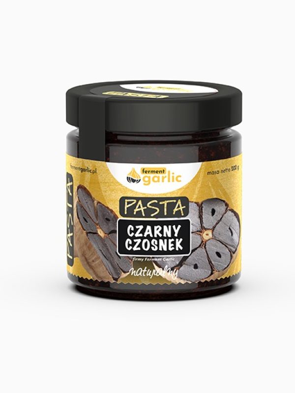 pasta czarny czosnek